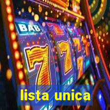 lista unica